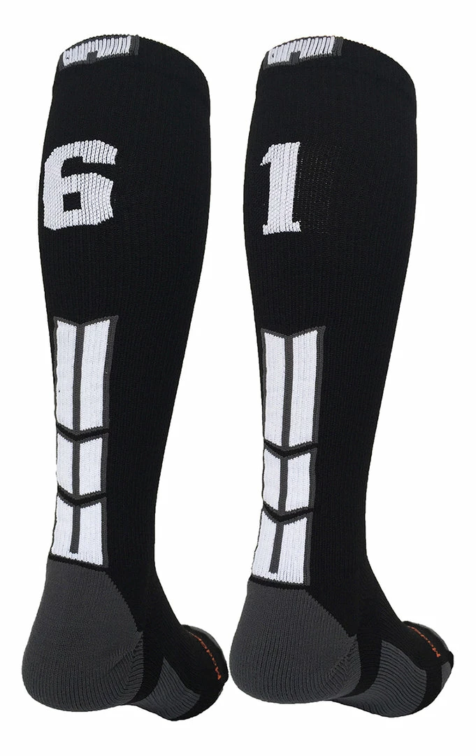 Cheap ๐ฅฐ MadSportsStuff ๐ฅ Softball ๐งฆ Socks Black Player ID Custom Number Over The Calf ๐งฆ Socks For ๐ฅ Softball โพ Baseball Football Boys And ๐ง Girls ๐ 19 MadSportsStuff Softball Socks Black Player ID Custom Number Over The Calf Socks For Softball Baseball Football Boys And Girls