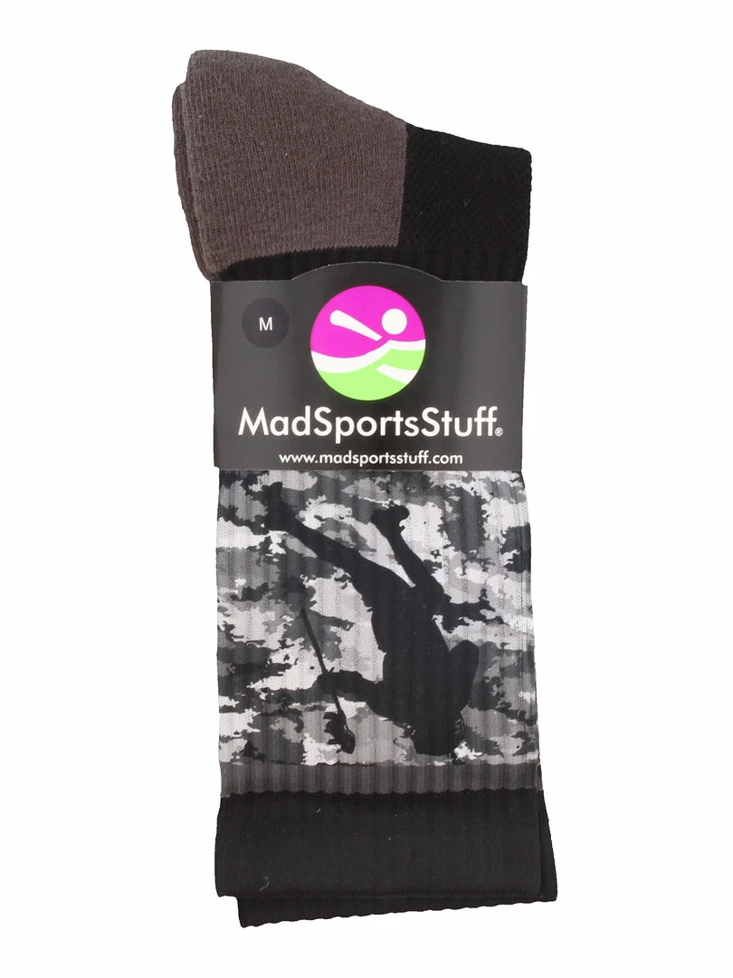 Discount ✔️ MadSportsStuff Lacrosse 🧦 Socks With Player On Camo Background Crew 🧦 Socks (multiple Colors) ✔️ 2 MadSportsStuff Lacrosse Socks With Player On Camo Background Crew Socks (multiple Colors)