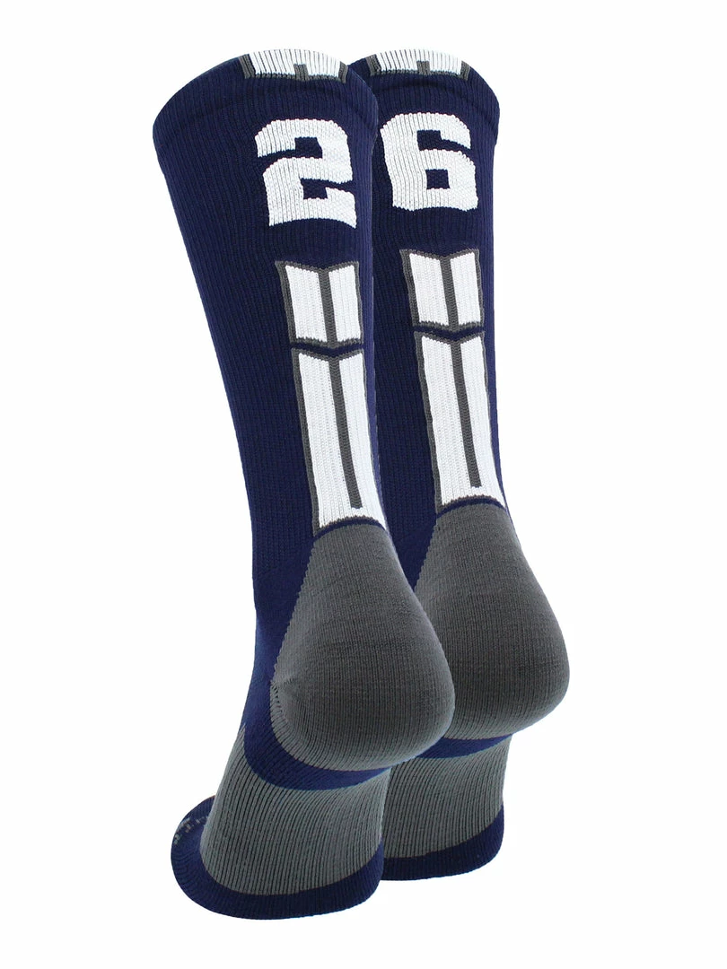 Deals ๐ MadSportsStuff Volleyball ๐งฆ Socks Navy Player ID Custom Number Crew ๐งฆ Socks For ๐ Basketball Lacrosse Volleyball Boys And ๐ง Girls ๐ 103 MadSportsStuff Volleyball Socks Navy Player ID Custom Number Crew Socks For Basketball Lacrosse Volleyball Boys And Girls