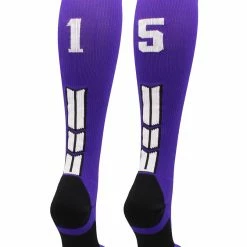 Discount ๐ MadSportsStuff Purple Player ID Custom Number Over The Calf ๐งฆ Socks For ๐ฅ Softball โพ Baseball Football Boys And ๐ง Girls ๐ฅ Softball ๐งฆ Socks ๐ 169 MadSportsStuff Purple Player ID Custom Number Over The Calf Socks For Softball Baseball Football Boys And Girls Softball Socks