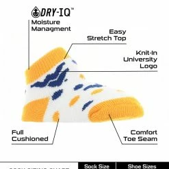 Best deal ❤️ TCK All Schools West Virginia Mountaineers Toddler 🧦 Socks Low Cut Little Fan ✨ 6 TCK All Schools West Virginia Mountaineers Toddler Socks Low Cut Little Fan