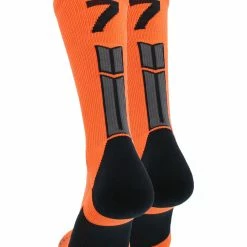 Flash Sale β MadSportsStuff Orange And Black Player ID Custom Number Crew 𧦠Socks For π Basketball Lacrosse Volleyball Boys And π§ Girls β 156 MadSportsStuff Orange And Black Player ID Custom Number Crew Socks For Basketball Lacrosse Volleyball Boys And Girls