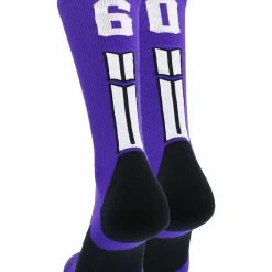 Brand new ๐ฅฐ MadSportsStuff Purple Player ID Custom Number Crew ๐งฆ Socks For ๐ Basketball Lacrosse Volleyball Boys And ๐ง Girls ๐ 123 MadSportsStuff Purple Player ID Custom Number Crew Socks For Basketball Lacrosse Volleyball Boys And Girls