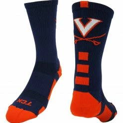 TCK Virginia Cavaliers Socks Baseline Crew All Schools