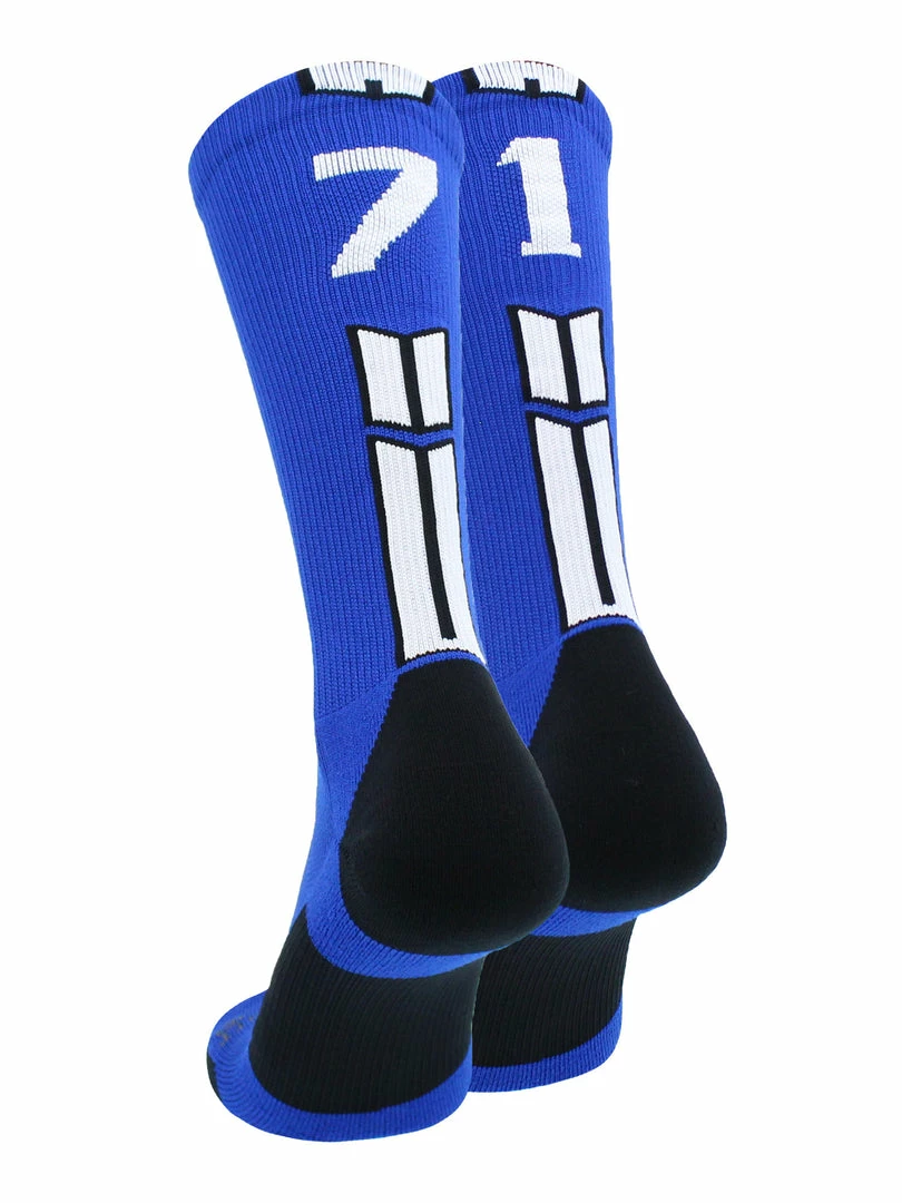Flash Sale ๐ MadSportsStuff Volleyball ๐งฆ Socks Royal Player ID Custom Number Crew ๐งฆ Socks For ๐ Basketball Lacrosse Volleyball Boys And ๐ง Girls โจ 8 MadSportsStuff Volleyball Socks Royal Player ID Custom Number Crew Socks For Basketball Lacrosse Volleyball Boys And Girls