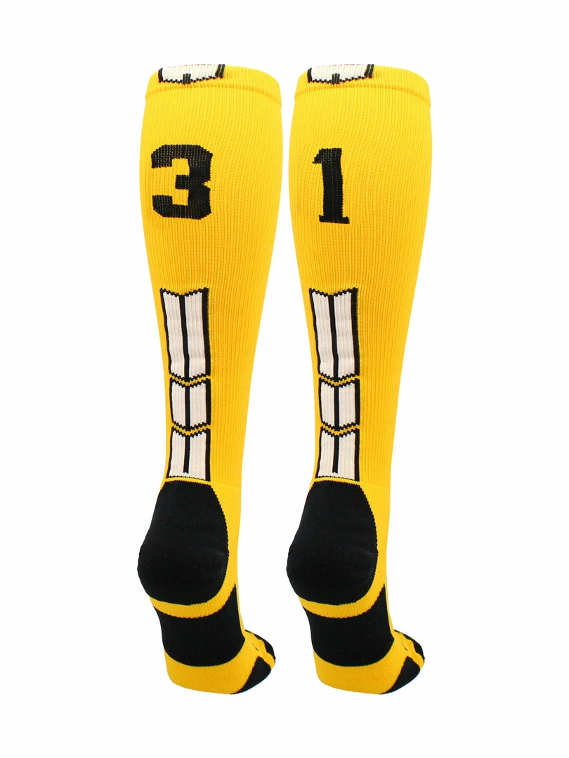 Cheap ๐ MadSportsStuff ๐ฅ Softball ๐งฆ Socks Gold Player ID Custom Number Over The Calf ๐งฆ Socks For ๐ฅ Softball โพ Baseball Football Boys And ๐ง Girls ๐ 98 MadSportsStuff Softball Socks Gold Player ID Custom Number Over The Calf Socks For Softball Baseball Football Boys And Girls