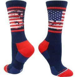 Flash Sale ๐ MadSportsStuff Distressed USA Flag Patriotic Athletic Crew ๐งฆ Socks ๐ Basketball ๐งฆ Socks โญ 9 MadSportsStuff Distressed USA Flag Patriotic Athletic Crew Socks Basketball Socks