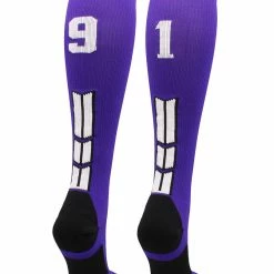 Discount ๐ MadSportsStuff Purple Player ID Custom Number Over The Calf ๐งฆ Socks For ๐ฅ Softball โพ Baseball Football Boys And ๐ง Girls ๐ฅ Softball ๐งฆ Socks ๐ 144 MadSportsStuff Purple Player ID Custom Number Over The Calf Socks For Softball Baseball Football Boys And Girls Softball Socks