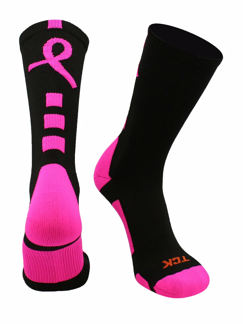 Buy ๐งจ TCK Volleyball ๐งฆ Socks Baseline Breast Cancer Awareness Athletic Crew ๐งฆ Socks (Kids And Adult Sizes) ๐ 1 TCK Volleyball Socks Baseline Breast Cancer Awareness Athletic Crew Socks (Kids And Adult Sizes)