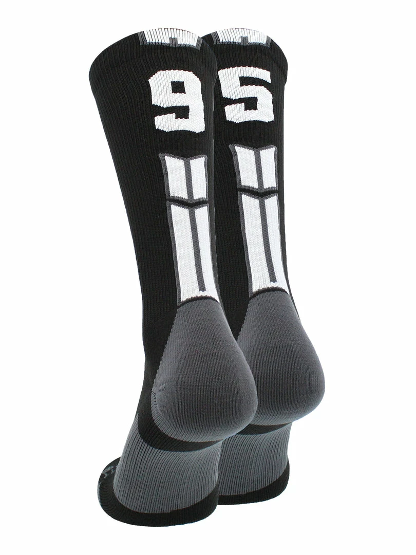 Outlet ๐งจ MadSportsStuff Black Player ID Custom Number Crew ๐งฆ Socks For ๐ Basketball Lacrosse Volleyball Boys And ๐ง Girls Volleyball ๐งฆ Socks ๐ฏ 34 MadSportsStuff Black Player ID Custom Number Crew Socks For Basketball Lacrosse Volleyball Boys And Girls Volleyball Socks