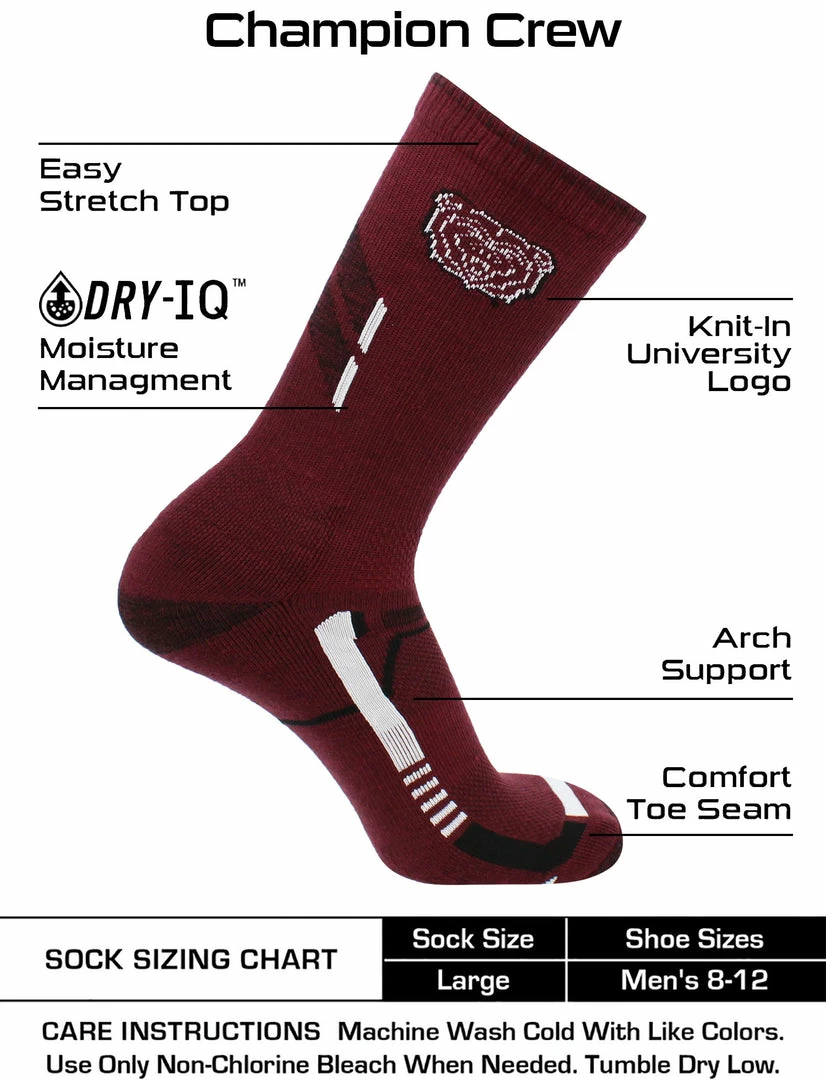 Brand new โ๏ธ TCK Missouri State Bears ๐งฆ Socks Missouri State University Bears Champion Crew ๐งฆ Socks All Schools ๐ 3 TCK Missouri State Bears Socks Missouri State University Bears Champion Crew Socks All Schools