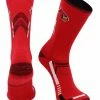 TCK All Schools Louisville Cardinals Socks University Of Louisville Cardinals Champion Crew Socks