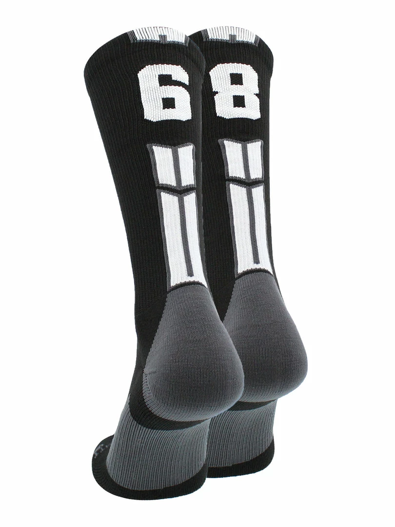 Outlet ๐งจ MadSportsStuff Black Player ID Custom Number Crew ๐งฆ Socks For ๐ Basketball Lacrosse Volleyball Boys And ๐ง Girls Volleyball ๐งฆ Socks ๐ฏ 11 MadSportsStuff Black Player ID Custom Number Crew Socks For Basketball Lacrosse Volleyball Boys And Girls Volleyball Socks