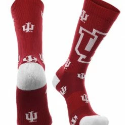 TCK Indiana Hoosiers Socks Crew Length Sock Mayhem All Schools