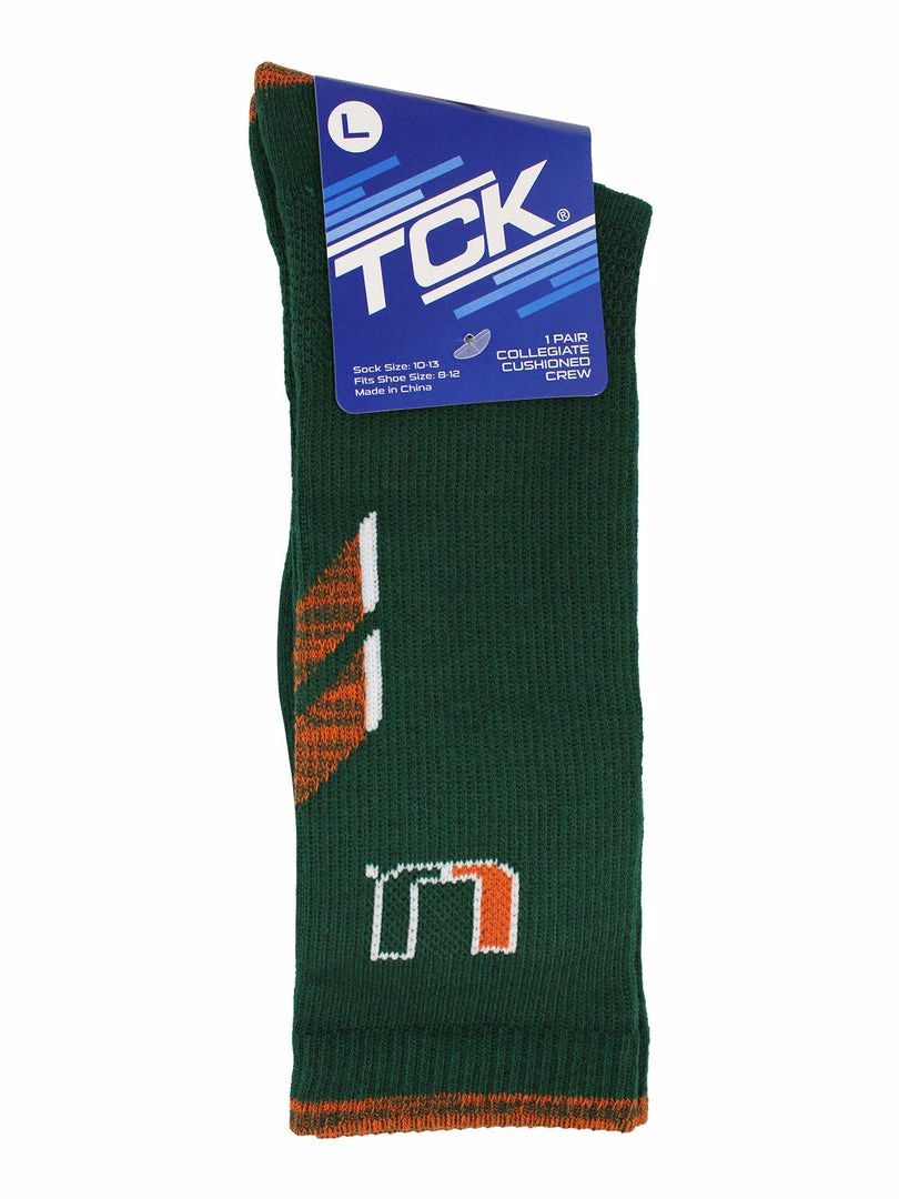 Brand new ๐ TCK Miami Hurricanes ๐งฆ Socks University Of Miami Hurricanes Champion Crew ๐งฆ Socks All Schools โญ 4 TCK Miami Hurricanes Socks University Of Miami Hurricanes Champion Crew Socks All Schools