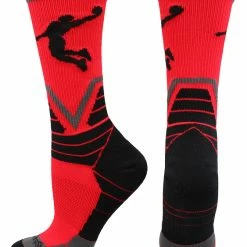 MadSportsStuff Victory Basketball Socks With Player In Crew Length