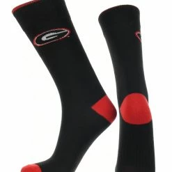 TCK All Schools Georgia Bulldogs Dress Socks Dean's List Crew Length Socks