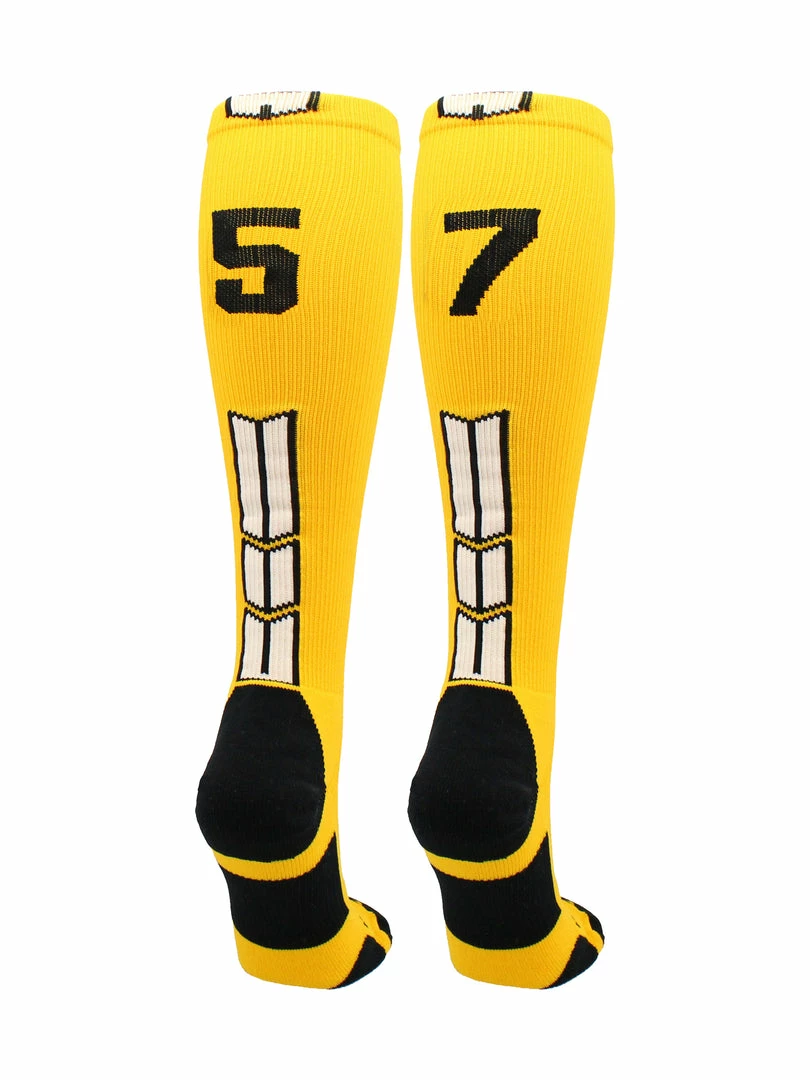 Cheap ๐ MadSportsStuff ๐ฅ Softball ๐งฆ Socks Gold Player ID Custom Number Over The Calf ๐งฆ Socks For ๐ฅ Softball โพ Baseball Football Boys And ๐ง Girls ๐ 22 MadSportsStuff Softball Socks Gold Player ID Custom Number Over The Calf Socks For Softball Baseball Football Boys And Girls