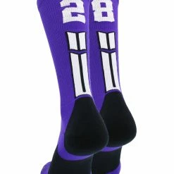 Brand new ๐ฅฐ MadSportsStuff Purple Player ID Custom Number Crew ๐งฆ Socks For ๐ Basketball Lacrosse Volleyball Boys And ๐ง Girls ๐ 205 MadSportsStuff Purple Player ID Custom Number Crew Socks For Basketball Lacrosse Volleyball Boys And Girls