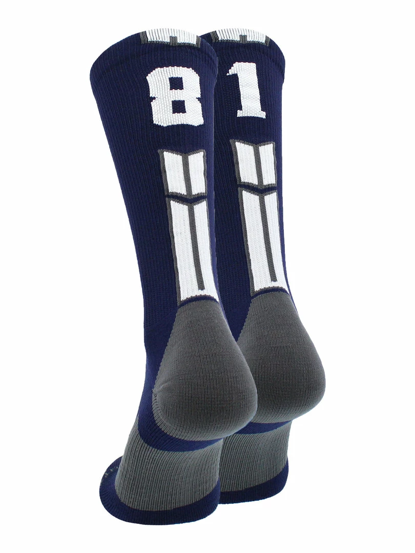 Deals ๐ MadSportsStuff Volleyball ๐งฆ Socks Navy Player ID Custom Number Crew ๐งฆ Socks For ๐ Basketball Lacrosse Volleyball Boys And ๐ง Girls ๐ 48 MadSportsStuff Volleyball Socks Navy Player ID Custom Number Crew Socks For Basketball Lacrosse Volleyball Boys And Girls