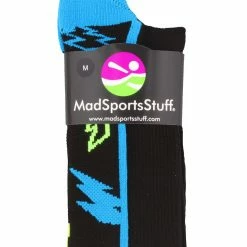 MadSportsStuff Baseball Socks Crazy Socks With Lightning Bolts (multiple Colors)