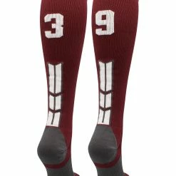 Best Sale ๐ MadSportsStuff Maroon Player ID Custom Number Over The Calf ๐งฆ Socks For ๐ฅ Softball โพ Baseball Football Boys And ๐ง Girls ๐ฅ Softball ๐งฆ Socks ๐ 194 MadSportsStuff Maroon Player ID Custom Number Over The Calf Socks For Softball Baseball Football Boys And Girls Softball Socks
