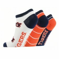 TCK Auburn Tigers No Show Socks Full Field 3 Pack