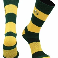 TCK North Dakota State Bison Socks Game Day Striped Crew Socks All Schools