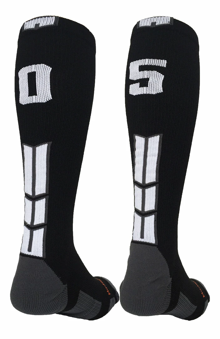 Outlet โ MadSportsStuff ๐ฅ Softball ๐งฆ Socks Black Player ID Custom Number Over The Calf ๐งฆ Socks For ๐ฅ Softball โพ Baseball Football Boys And ๐ง Girls ๐ 74 MadSportsStuff Softball Socks Black Player ID Custom Number Over The Calf Socks For Softball Baseball Football Boys And Girls