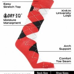 Best reviews of ๐ TCK Nebraska Cornhuskers Argyle ๐ Dress ๐งฆ Socks NCAA Fanwear Crew Length ๐ 6 TCK Nebraska Cornhuskers Argyle Dress Socks NCAA Fanwear Crew Length