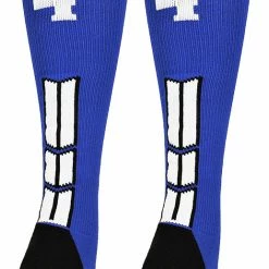 Best Sale ๐ MadSportsStuff โพ Baseball ๐งฆ Socks Royal Player ID Custom Number Over The Calf ๐งฆ Socks For ๐ฅ Softball โพ Baseball Football Boys And ๐ง Girls ๐ 191 MadSportsStuff Baseball Socks Royal Player ID Custom Number Over The Calf Socks For Softball Baseball Football Boys And Girls
