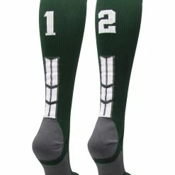 Best Pirce ๐ MadSportsStuff Dark Green Player ID Custom Number Over The Calf ๐งฆ Socks For ๐ฅ Softball โพ Baseball Football Boys And ๐ง Girls ๐ฅ Softball ๐งฆ Socks ๐คฉ 172 MadSportsStuff Dark Green Player ID Custom Number Over The Calf Socks For Softball Baseball Football Boys And Girls Softball Socks