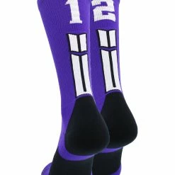 Brand new ๐ฅฐ MadSportsStuff Purple Player ID Custom Number Crew ๐งฆ Socks For ๐ Basketball Lacrosse Volleyball Boys And ๐ง Girls ๐ 170 MadSportsStuff Purple Player ID Custom Number Crew Socks For Basketball Lacrosse Volleyball Boys And Girls