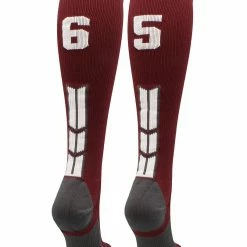 Best Sale ๐ MadSportsStuff Maroon Player ID Custom Number Over The Calf ๐งฆ Socks For ๐ฅ Softball โพ Baseball Football Boys And ๐ง Girls ๐ฅ Softball ๐งฆ Socks ๐ 118 MadSportsStuff Maroon Player ID Custom Number Over The Calf Socks For Softball Baseball Football Boys And Girls Softball Socks