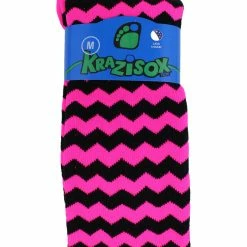TCK Softball Socks Krazisox Chevron Striped Over The Calf Socks