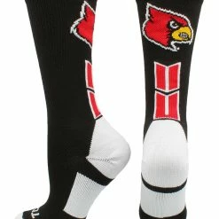 TCK Sports Louisville Cardinals Socks Baseline 3.0 Crew All Schools