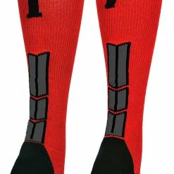 Wholesale π₯° MadSportsStuff βΎ Baseball 𧦠Socks Red And Black Player ID Custom Number Over The Calf 𧦠Socks For π₯ Softball βΎ Baseball Football Boys And π§ Girls π 167 MadSportsStuff Baseball Socks Red And Black Player ID Custom Number Over The Calf Socks For Softball Baseball Football Boys And Girls