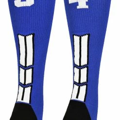 Brand new ๐ฅฐ MadSportsStuff Royal Player ID Custom Number Over The Calf ๐งฆ Socks For ๐ฅ Softball โพ Baseball Football Boys And ๐ง Girls ๐ 141 MadSportsStuff Royal Player ID Custom Number Over The Calf Socks For Softball Baseball Football Boys And Girls