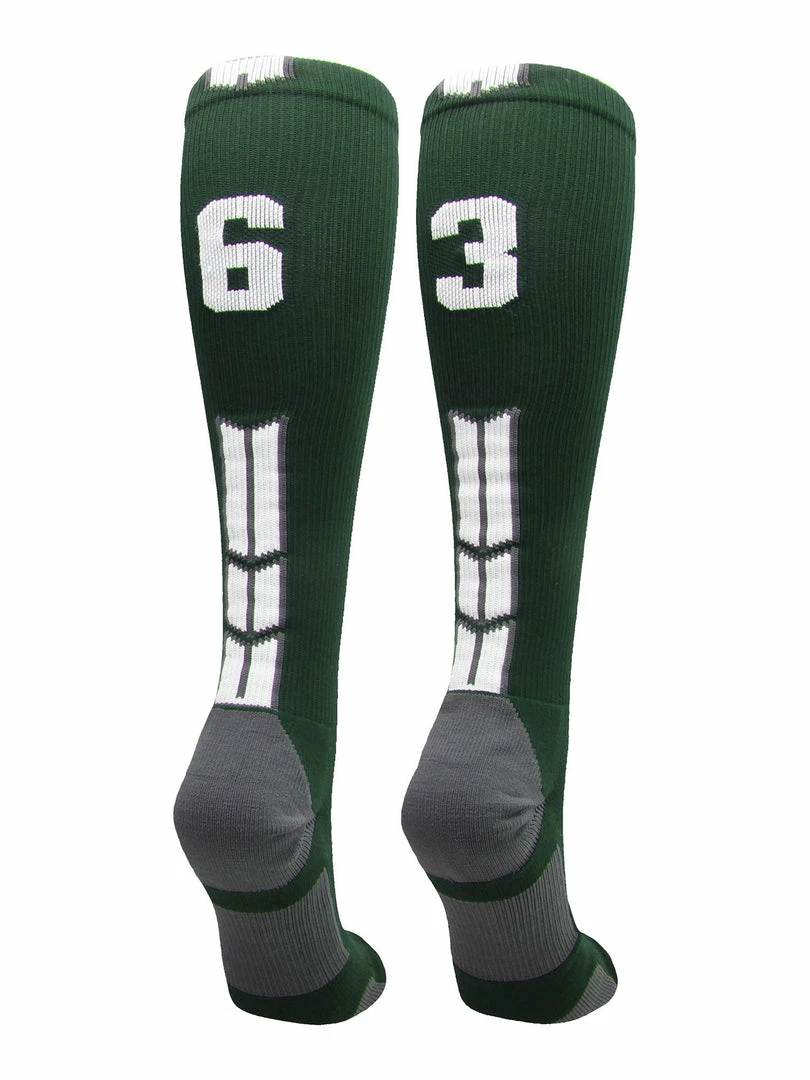 Best reviews of 🤩 MadSportsStuff Dark Green Player ID Custom Number Over The Calf 🧦 Socks For 🥎 Softball ⚾ Baseball Football Boys And 👧 Girls 🥎 Softball 🧦 Socks 🧨 17 MadSportsStuff Dark Green Player ID Custom Number Over The Calf Socks For Softball Baseball Football Boys And Girls Softball Socks