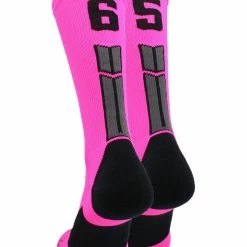 Cheap ๐ MadSportsStuff Neon Pink And Black Player ID Custom Number Crew ๐งฆ Socks For ๐ Basketball Lacrosse Volleyball Boys And ๐ง Girls Lacrosse ๐งฆ Socks ๐ 118 MadSportsStuff Neon Pink And Black Player ID Custom Number Crew Socks For Basketball Lacrosse Volleyball Boys And Girls Lacrosse Socks