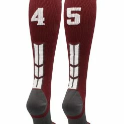 Best Sale ๐ MadSportsStuff Maroon Player ID Custom Number Over The Calf ๐งฆ Socks For ๐ฅ Softball โพ Baseball Football Boys And ๐ง Girls ๐ฅ Softball ๐งฆ Socks ๐ 188 MadSportsStuff Maroon Player ID Custom Number Over The Calf Socks For Softball Baseball Football Boys And Girls Softball Socks