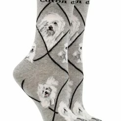 Best Sale ๐ฏ WHD Coton De Tulear ๐งฆ Socks For ๐ฉ Women Gift For ๐ถ Dog Lovers Crazy ๐งฆ Socks - Crew ๐ 7 WHD Coton De Tulear Socks For Women Gift For Dog Lovers Crazy Socks - Crew