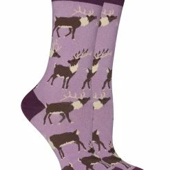 WHD Elk Socks For Women Gift For Animal Lovers