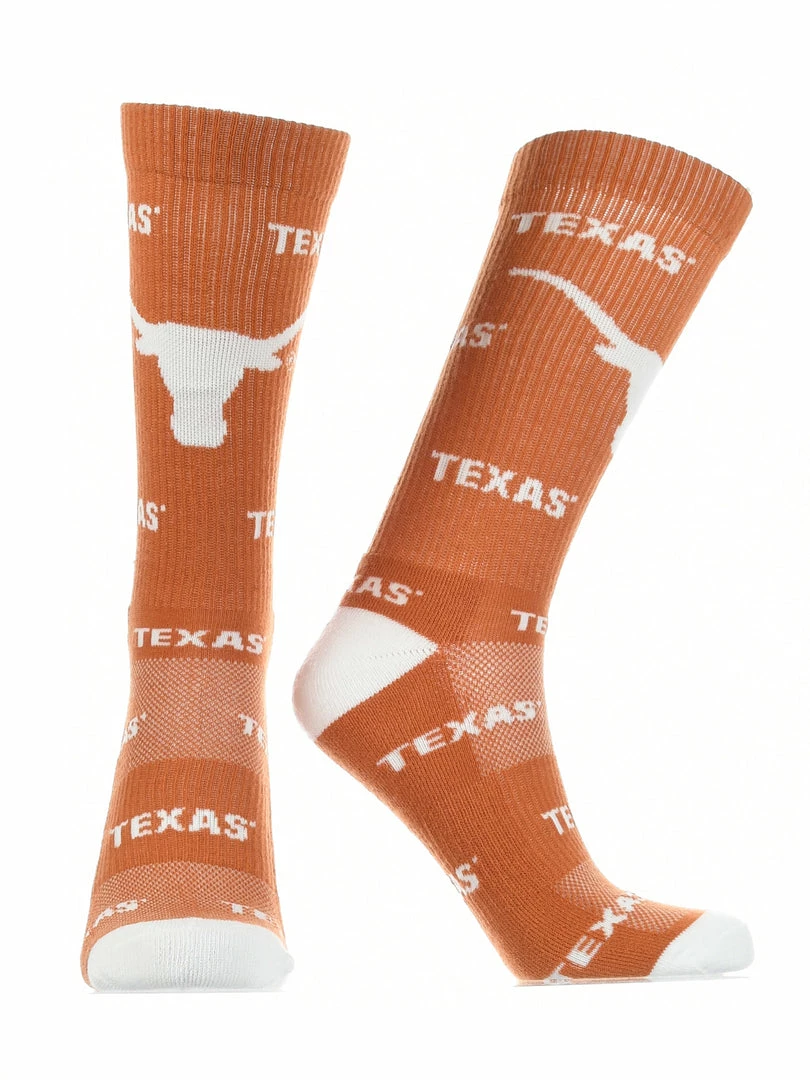 Outlet ๐ TCK All Schools Texas Longhorns ๐งฆ Socks Crew Length Sock Mayhem ๐ 2 TCK All Schools Texas Longhorns Socks Crew Length Sock Mayhem
