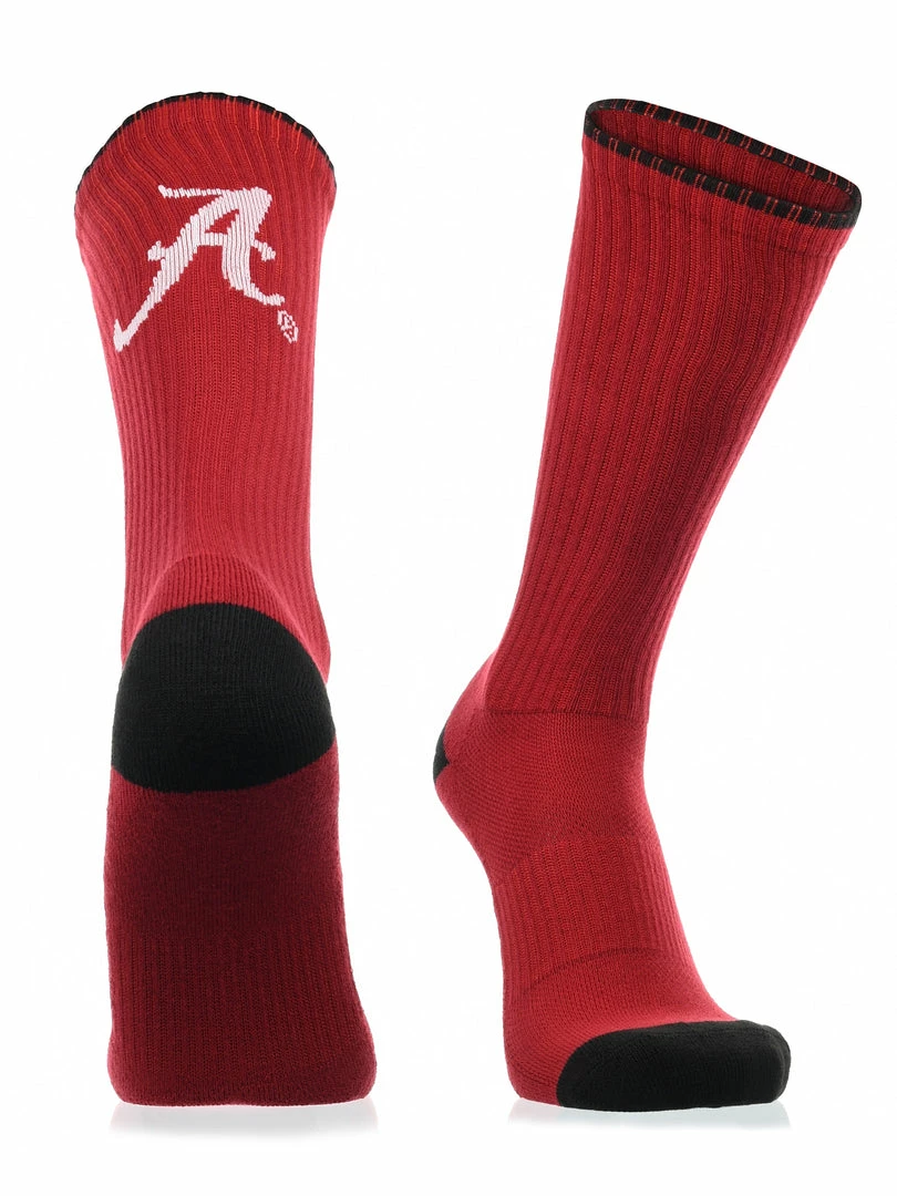 Buy ๐ TCK All Schools Alabama Crimson Tide ๐งฆ Socks Campus Legend Crew Length ๐ 1 TCK All Schools Alabama Crimson Tide Socks Campus Legend Crew Length
