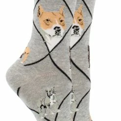 WHD American Pit Bull Terrier Socks For Women Gift For Dog Lovers Crazy Socks - Crew