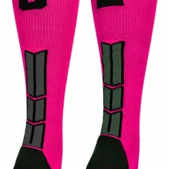 Best Sale ๐ MadSportsStuff โพ Baseball ๐งฆ Socks Neon Pink And Black Player ID Custom Number Over The Calf ๐งฆ Socks For ๐ฅ Softball โพ Baseball Football Boys And ๐ง Girls โจ 153 MadSportsStuff Baseball Socks Neon Pink And Black Player ID Custom Number Over The Calf Socks For Softball Baseball Football Boys And Girls
