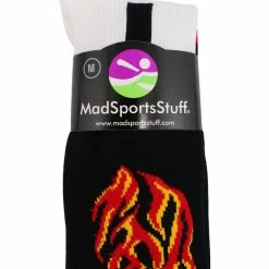 MadSportsStuff Flame Baseball Stirrup Socks Baseball Socks