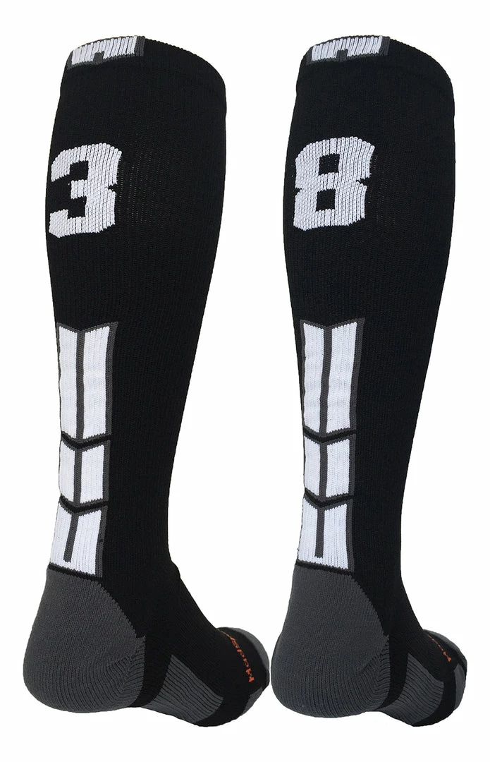 Cheap ๐ฅฐ MadSportsStuff ๐ฅ Softball ๐งฆ Socks Black Player ID Custom Number Over The Calf ๐งฆ Socks For ๐ฅ Softball โพ Baseball Football Boys And ๐ง Girls ๐ 92 MadSportsStuff Softball Socks Black Player ID Custom Number Over The Calf Socks For Softball Baseball Football Boys And Girls
