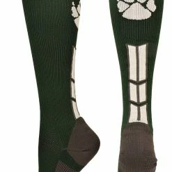 MadSportsStuff Wild Paw Over The Calf Socks (multiple Colors) Baseball Socks